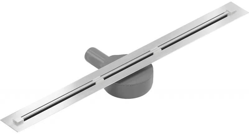Mexen Flat Super Slim, super tenký odtokový žľab s 360° rotačným sifónom 70 cm, nerez, 1051070