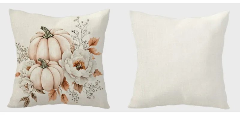 Obliečka na vankúš AUTUMN CALL 45x45 cm, krémová