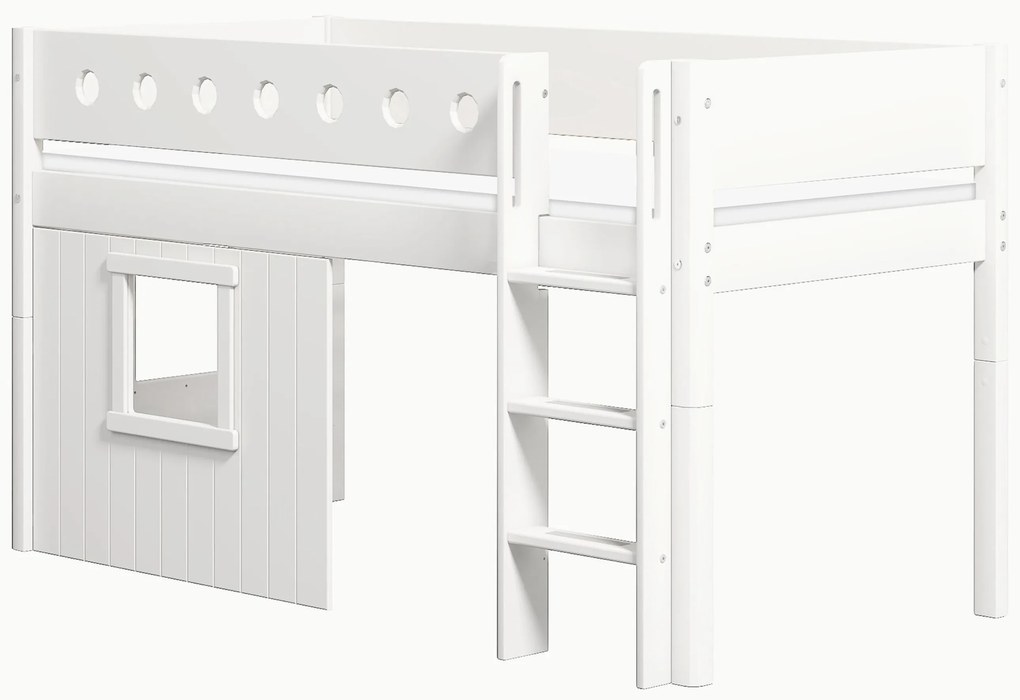 Predná strana detskej postele's domčekom na strome, 90 x 200 cm