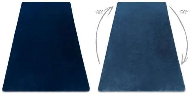 Protišmykový koberec POSH Shaggy navy granát plyš