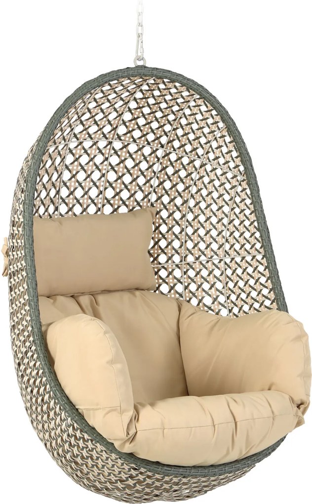 LA FORMA Závesná stolička Cira 121 × 82 × 84 cm