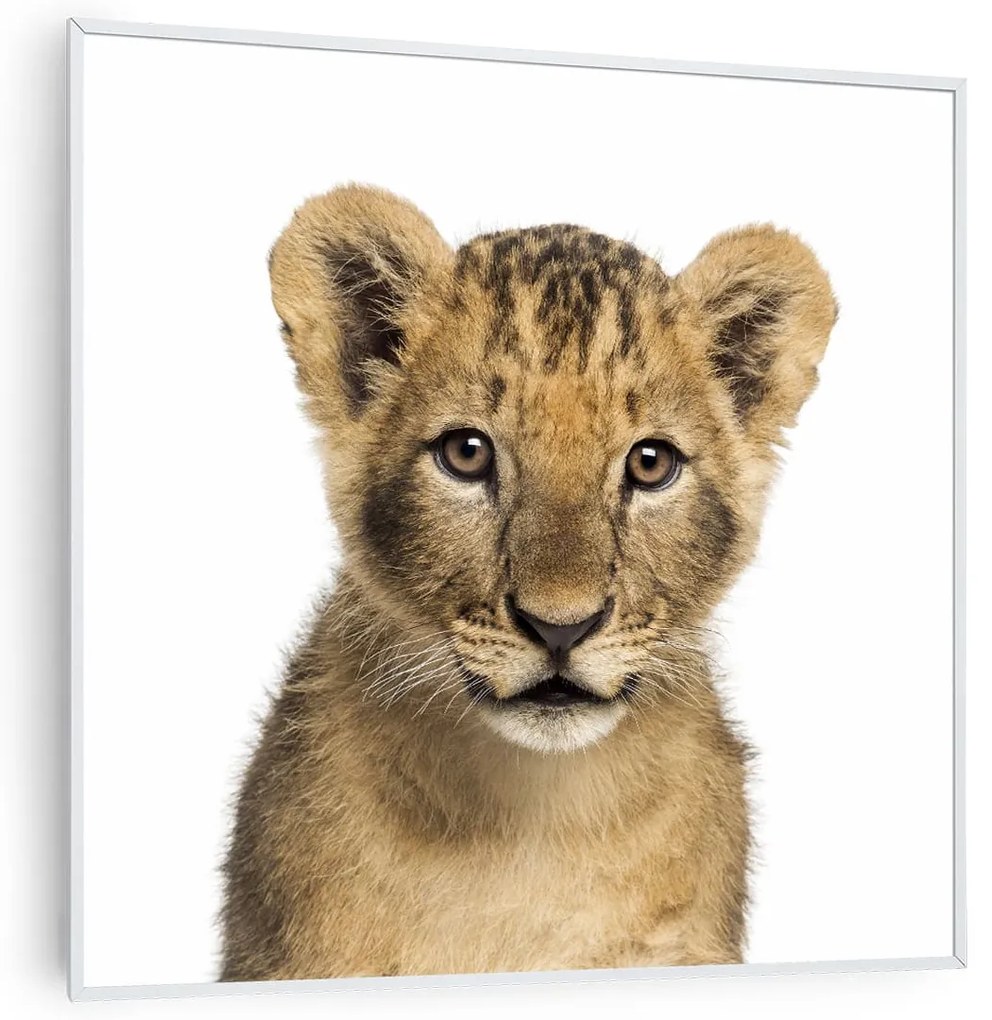 Klarstein Wonderwall Air Art Smart, infračervený ohrievač, 60 x 60 cm, 350 W, lev