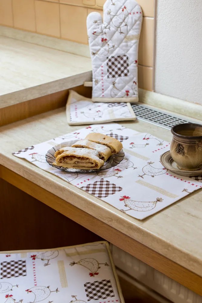 Home Elements Podsedák Sliepočky biele Množstvo: 1 ks