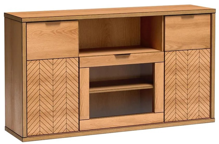 Komoda Fonti F4 Dub karamelový