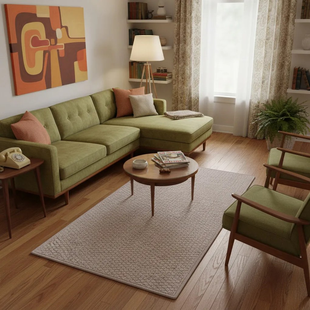 AladinWorld Expres, Kusový koberec Atlas 31 hnedý, 200x300, hnedá, chodba / predsieň