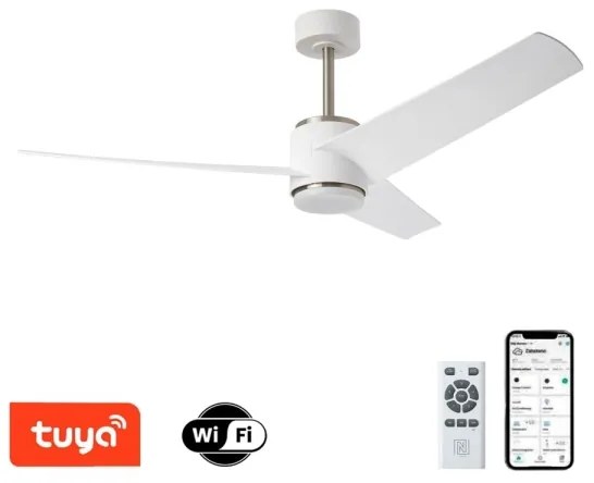Immax NEO 07282L - LED+CCT stmievateľný stropný ventilátor BEAUTY 18W/230V Wi-Fi Tuya + diaľkové ovládanie