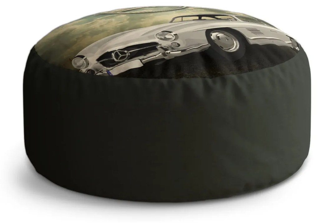 Sablio Taburet Circle Mercedes-Benz 300 SL Na ceste: 38x48 cm