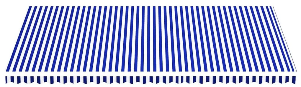 Náhradná látka na markízu modro-biela 6x3,5 m