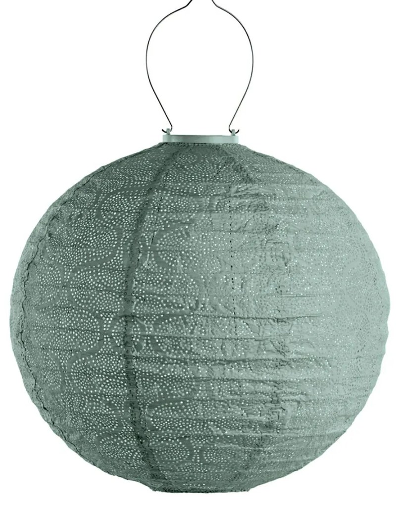 SOLÁRNY LAMPÁŠ ROUND 38,5X40 CM ZELENÁ