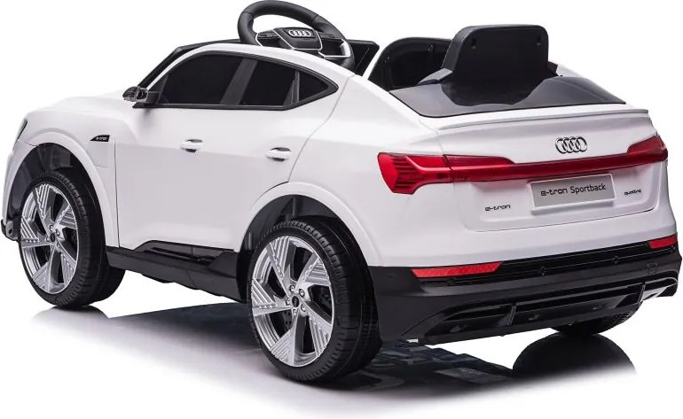 LEAN CARS Elektrické autíčko Audi E-Tron QLS-6688 LED MP3 biele