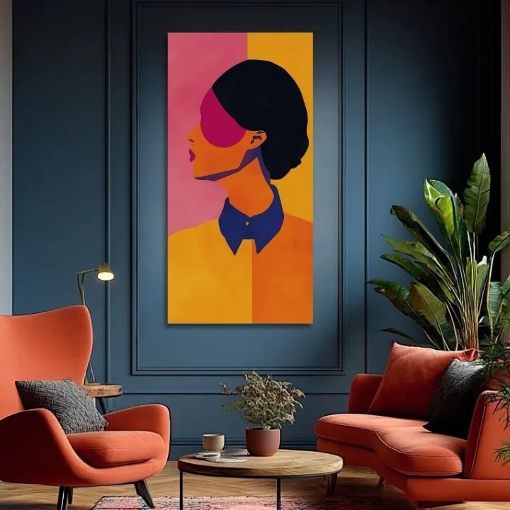 Obraz Vibrant Silhouette | Talianske plátno
