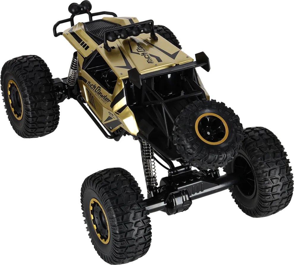 KIK RC Rock Crawler auto na diaľkové ovládanie 1:8, 4x4, zlaté