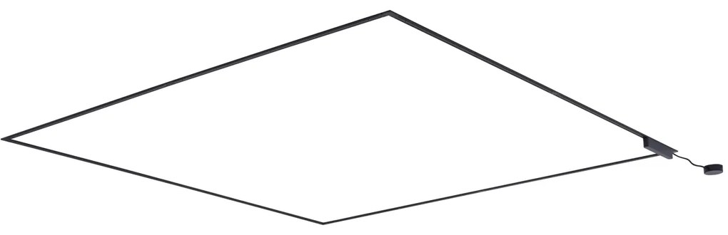 Moderný koľajnicový systém čierny 1-fázový 800 cm - Magnetic