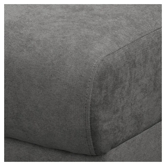 Tmavosivá rohová pohovka (pravý roh) Beata - Ropez