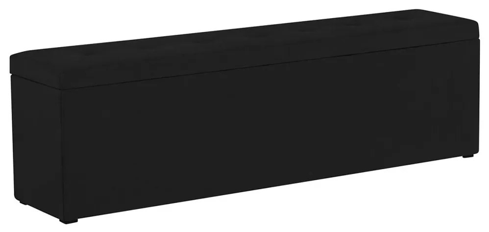 Čierna Lavica s úložným priestorom Astro 140 × 34 × 47 cm 140 × 34 × 47 cm WINDSOR & CO