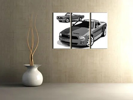 Ručne maľovaný POP Art obraz Ford Mustang | rôzne rozmery