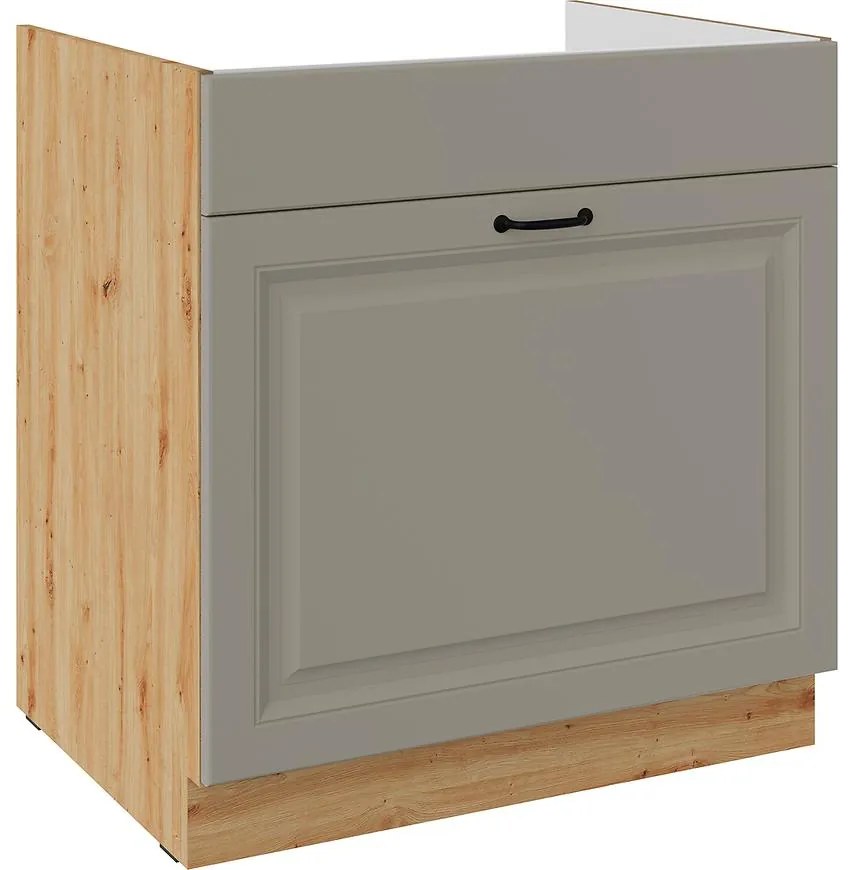 Kuchynská skrinka Stilo claygrey/artisan 80ZL 1S BB