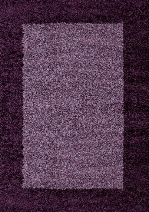 Ayyildiz, Kusový koberec Life Shaggy 1503 lila, 300x400, fialová, obývacia izba