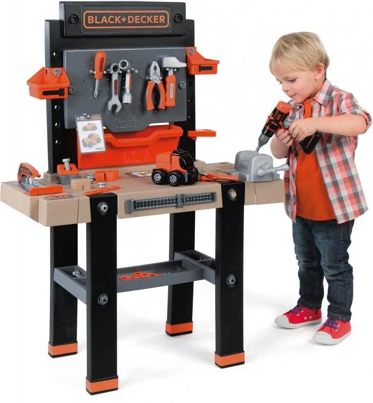 Smoby 360702 Black&Decker elektronický pracovný stôl Ultimate so zvukom SM 360702