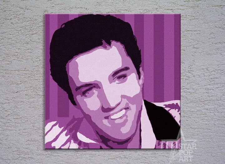 Ručne maľovaný POP Art obraz Elvis Presley | rôzne rozmery