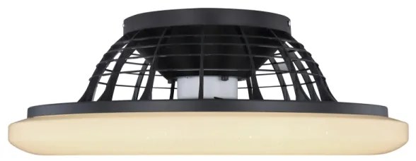Globo 03628B - LED Stmievateľné stropné svietidlo s ventilátorom LED/30W/230V + DO