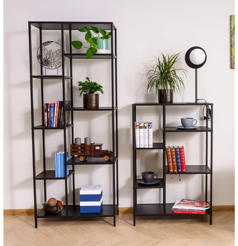Regál Costa A 70 cm čierny