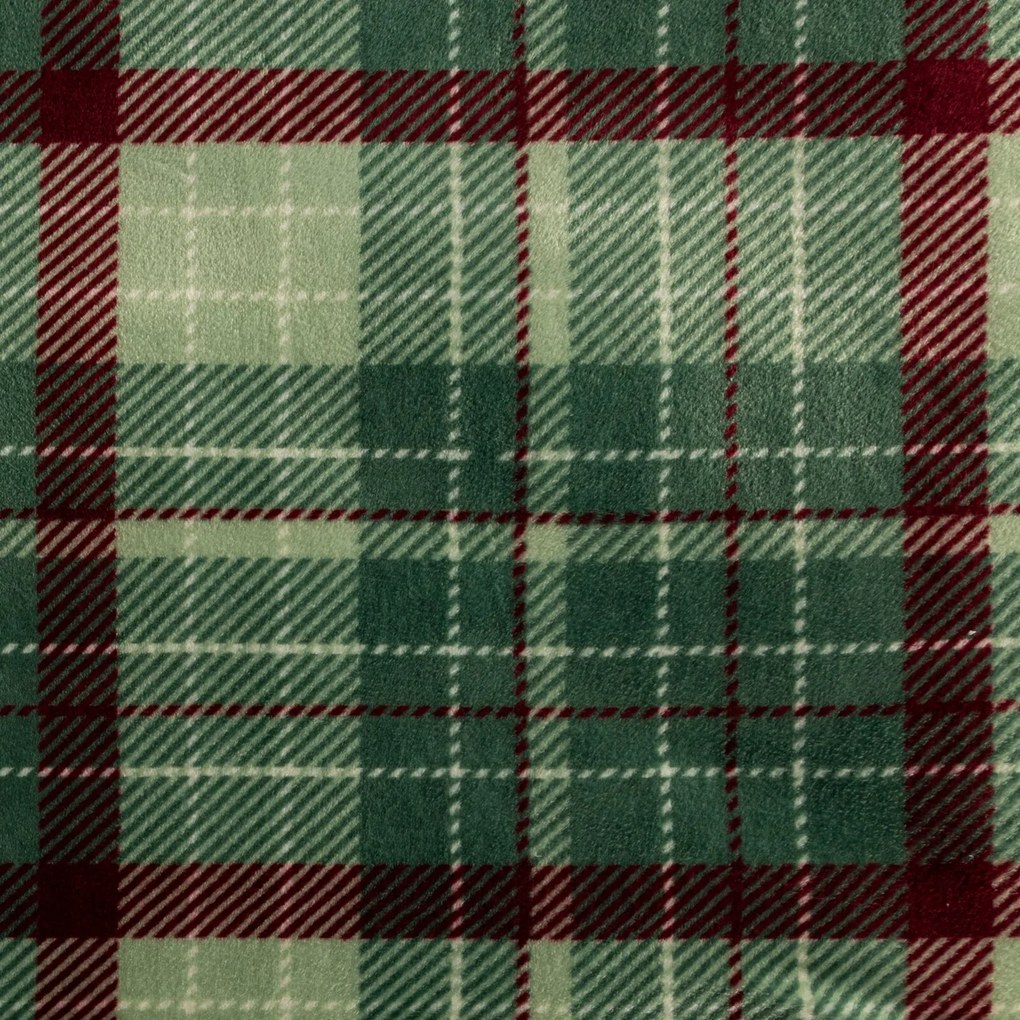 EUROFIRANY VIANOČNÁ FLANELOVÁ DEKA KRATA2 150X200 CM VZOROVANÁ