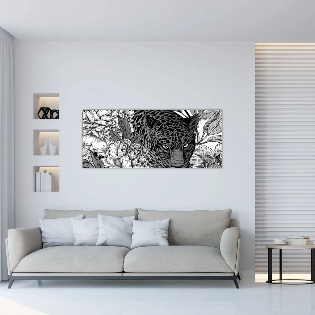 Obraz - Exotická záhrada (120x50 cm)