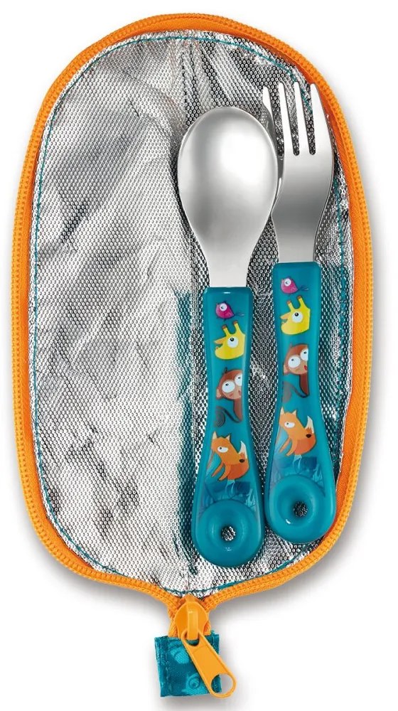 Príbor Maped Miniz Jungle Fever, lyžička a vidlička