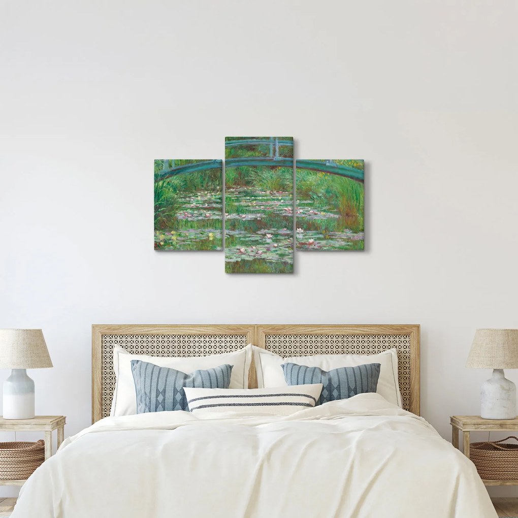 Obraz - Claude Monet, The Japanese Footbridge, reprodukcia (90x60 cm)