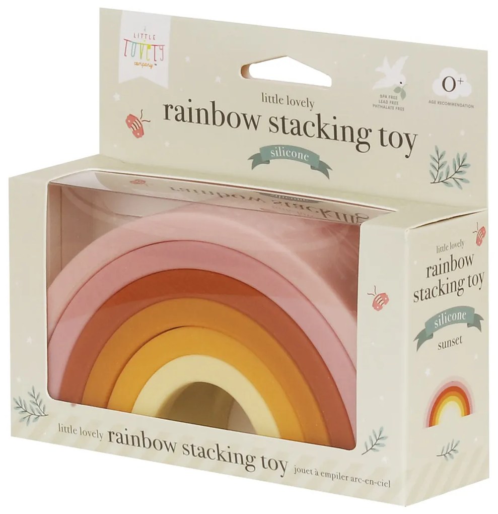 A Little Lovely Company - montessori stohovacia dúha - západ slnka