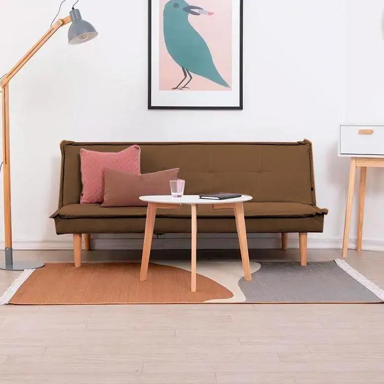 Rozkladacia sofa/posteľ SVANTE - Hnedá