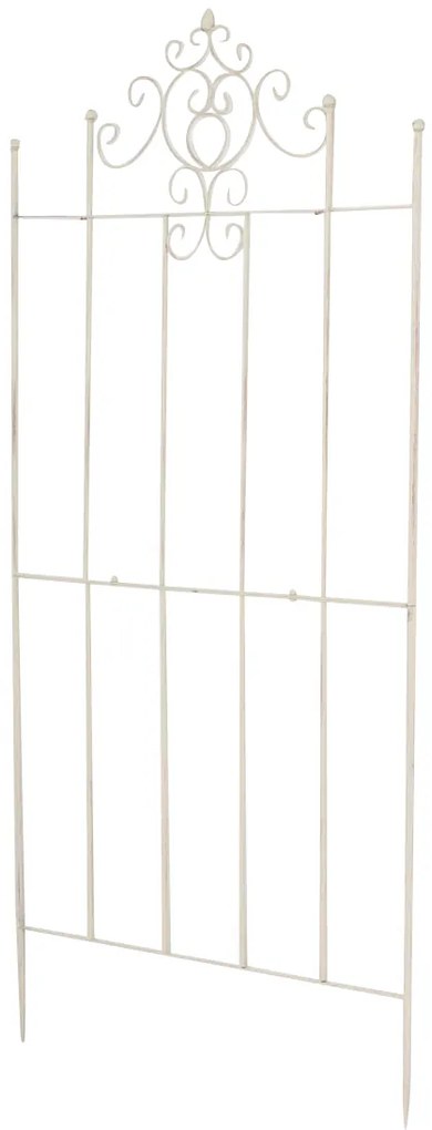 Mriežka na popínavé rastliny Paula - 180 x 85,5 cm - Krémová antik
