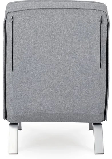 Kreslo pohovka rozkladacia PRATO sivá - vintino.sk