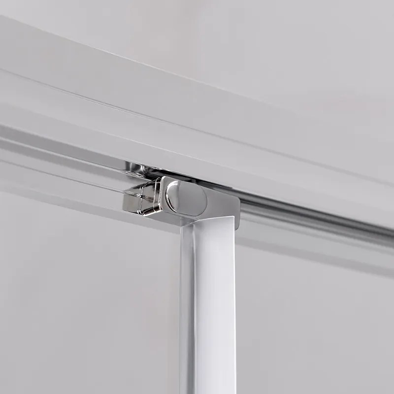 BPS-koupelny Štvrťkruhový sprchový kút MAJA CH 90x90 cm, chróm v sete s hlbokou sprchovou vaničkou