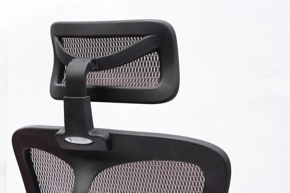 Spinergo BUSINESS Spinergo - zdravotná kancelárska stolička - šedá, plast + textil + kov