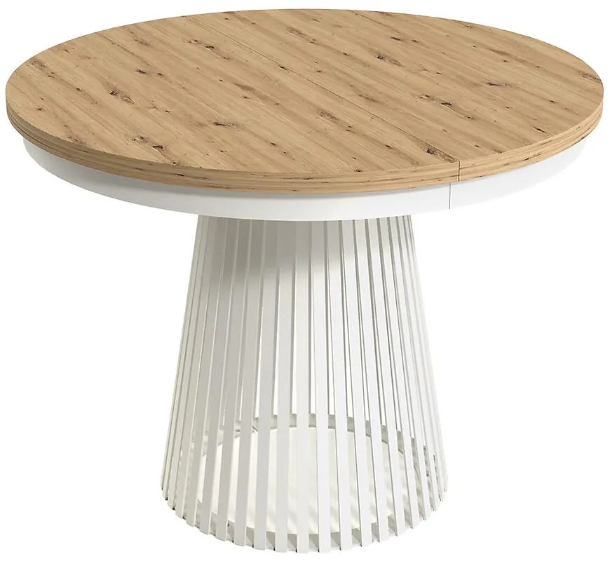 Rozkladací stôl  Garda biela/artisan