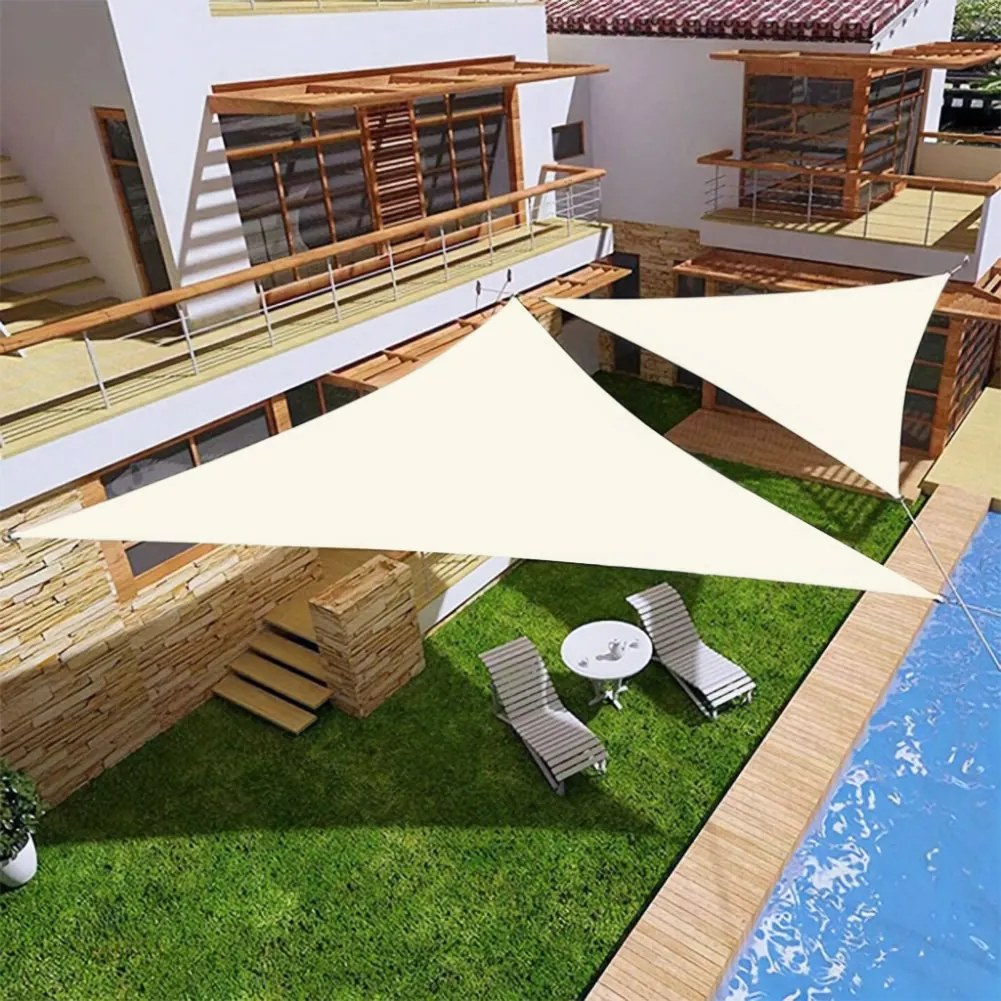 ModernHome Vodeodolná slnečná plachta 4x4x4m ModernHome - béžová