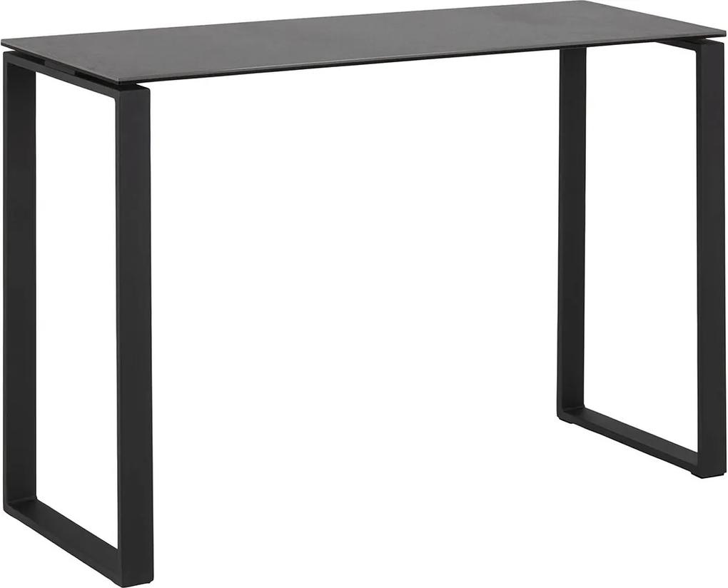 Konzolový stolík Katrine − čierna 76 × 110 × 40 cm