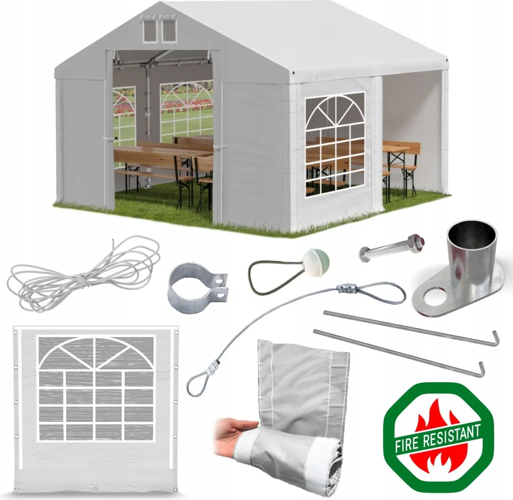 Výstavný stan 4x4 Záhradný párty Das 620 S