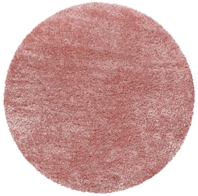 Ayyildiz Kusový koberec BRILLIANT 4200, Okrúhly, Ružová Rozmer koberca: 80 cm KRUH