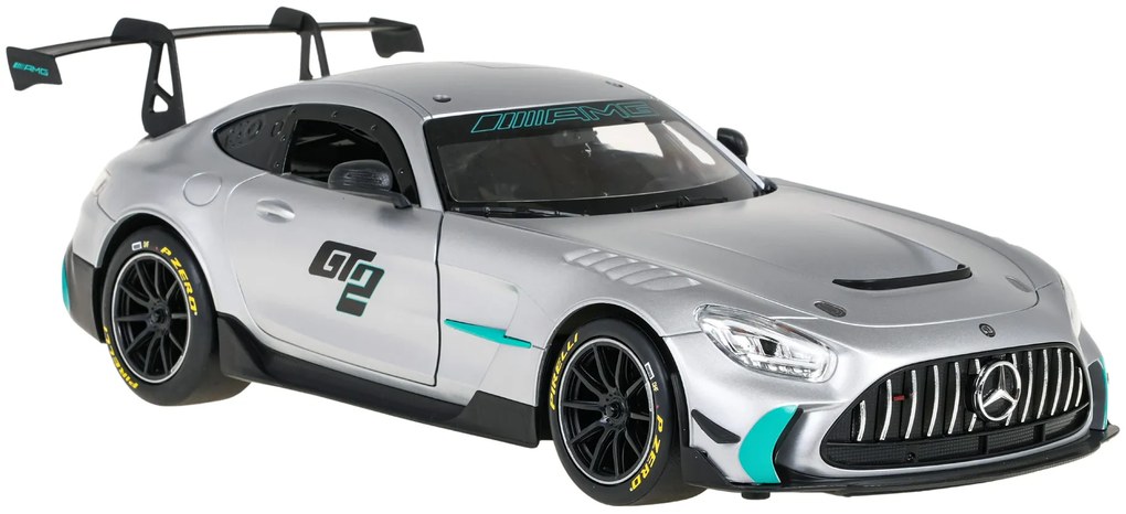 Auto na diaľkové ovládanie R/C Mercedes-AMG GT2 sivý 1:14 RASTAR