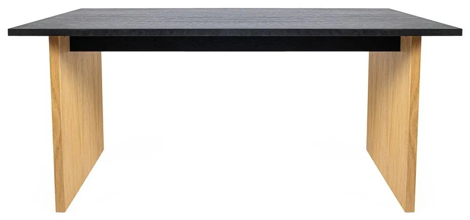 Jedálenský stôl s doskou v dubovom dekore 90x160 cm Stripe - Woodman
