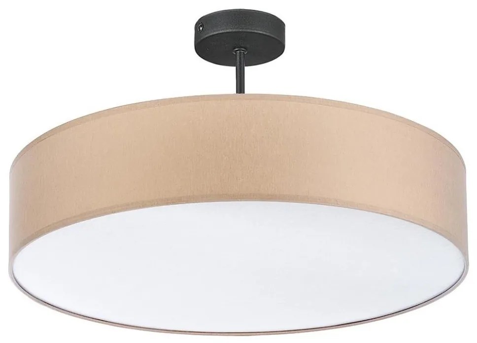 TK Lighting Luster na tyči RONDO 4xE27/15W/230V pr. 60 cm béžová TK3998