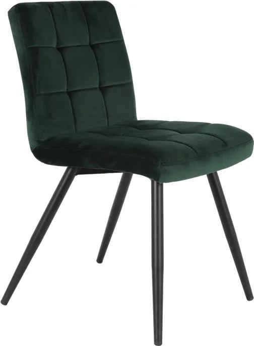 Jedálenská stolička 49x57x84 cm OLIVE velvet dark green
