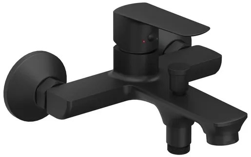Vaňová batéria Ravak Life bez sprchového setu 150 mm čierna X070479