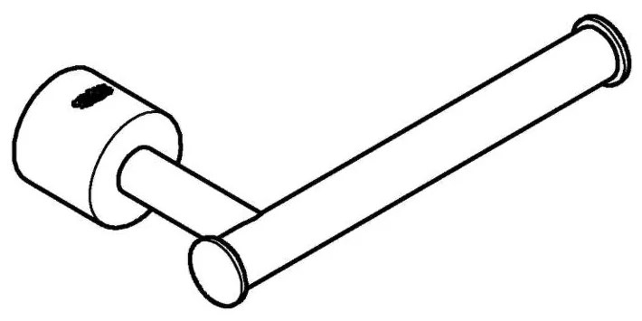 Grohe Atrio - Držiak toaletného papiera, kefovaný Hard Graphite 40313AL3