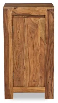 furniture-nabytek.cz - Masívna kúpeľňová skrinka pod umývadlo Leeston z palisandru, lakovaná, hnedá – 42×30×80 cm