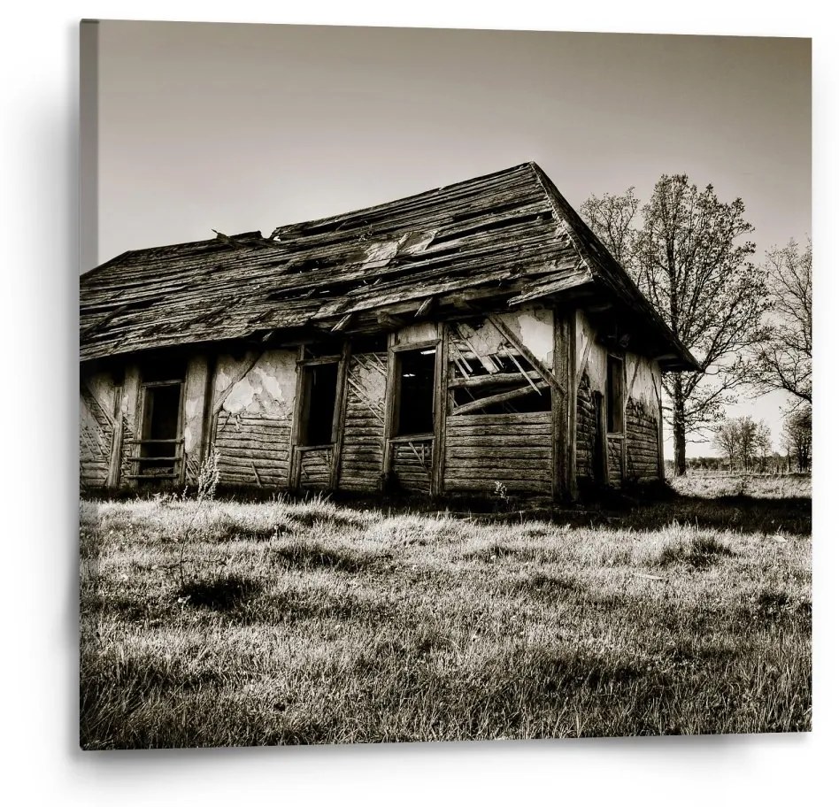 Sablio Obraz Starý dom - 110x110 cm