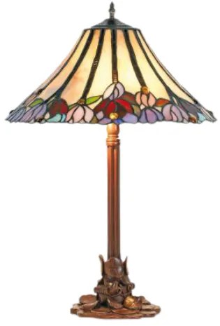 Kolekcia vitrážové Tiffany lampy vzor BOUQUET